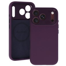 Liavec Silky Shield Camera Protect Back Case with MagSafe priekš Apple iPhone 17 Pro / 18 Pro - Violets - matēts silikona aizmugures apvalks