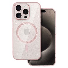 Glitter MagSafe Back Case priekš Apple iPhone 16e / 17e - Caurspīdīgs - silikona aizmugures apvalks / bampers-vāciņš