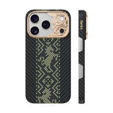 Benks Knight ArmorAir Kevlar Case with MagSafe (Camera Frame) priekš Apple iPhone 17 Pro / 18 Pro - Melns - aramīda aizmugures apvalks / bampers-vāciņš