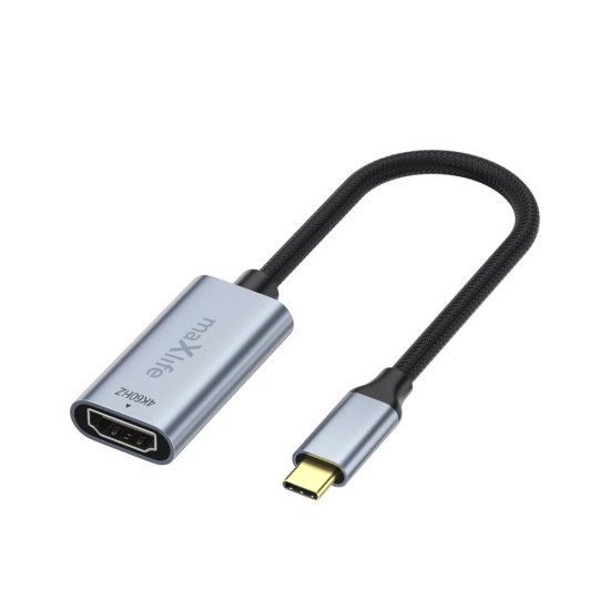 Maxlife Adapter MXHC-01 HDMI - USB-C 4K 60HZ - Melns - video adapteris vads / kabelis