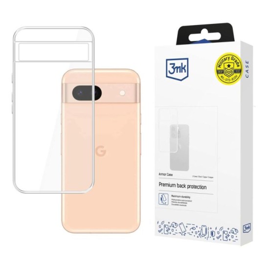 3MK Armor Case для Google Pixel 10 / 10 Pro - Прозрачный - противоударная силиконовая накладка / бампер-крышка