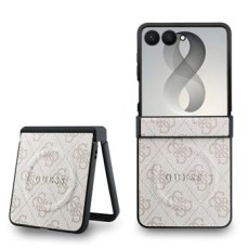 Guess PU Leather 4G Magnetic Case GUHMZF8P4MSEGCP для Samsung Galaxy Flip8 5G - Розовый - чехол-накладка из исскуственной кожи