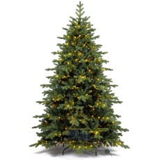 Искусственная рождественская ёлка Spitsbergen Premium из PE/PVC — 300 LED-ламп — 180 см