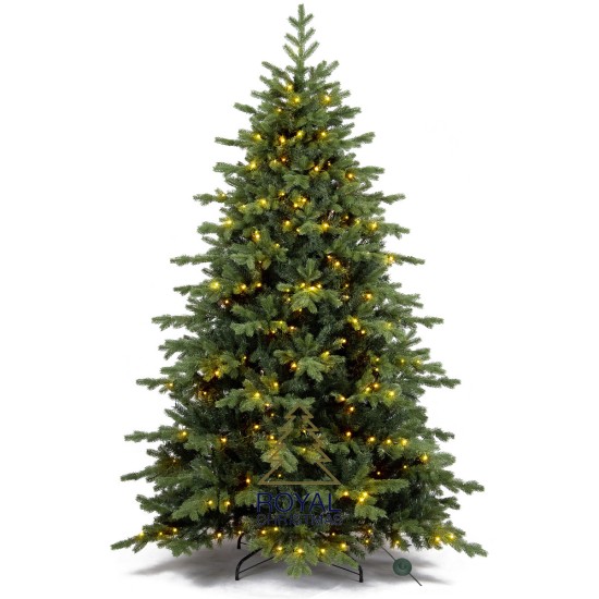 Искусственная рождественская ёлка Spitsbergen Premium из PE/PVC — 300 LED-ламп — 180 см