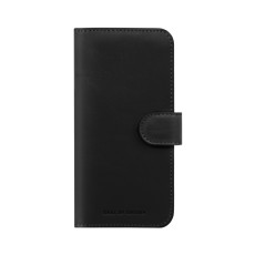 iDeal of Sweden Magnet  Wallet+ Case with MagSafe priekš Apple iPhone 17 - Black - mākslīgās ādas sāniski atverams maciņš ar bamperu uz magnēta