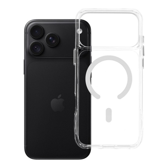 Roar Slim Defender MagSafe Back Case priekš Apple iPhone 17 Pro Max / 18 Pro Max - Caurspīdīgs - silikona-plastikāta aizmugures apvalks / bampers-vāciņš