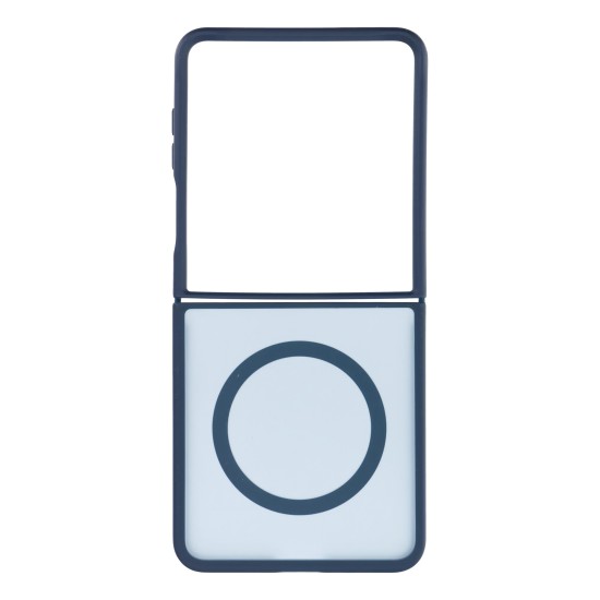 Acrylic Series Cover with MagSafe для Samsung Galaxy Flip8 5G - Синий - пластиковый чехол-накладка / бампер крышка