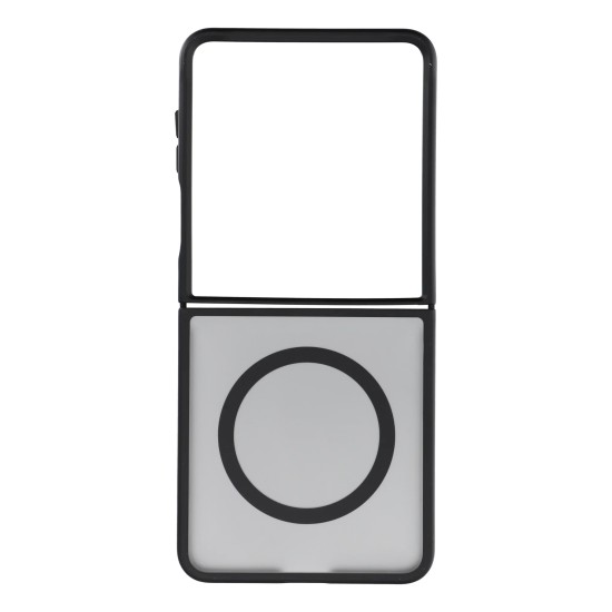 Acrylic Series Cover with MagSafe для Samsung Galaxy Flip8 5G - Чёрный - пластиковый чехол-накладка / бампер крышка