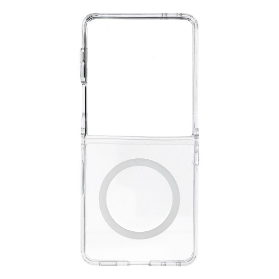 Clear Series Cover with MagSafe priekš Samsung Galaxy Flip8 5G - Caurspīdīgs - plastikāta aizmugures apvalks / bampers-vāciņš