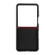 Hard Cover priekš Samsung Galaxy Flip8 5G - Melns - triecienizturīgs plastikāta aizmugures apvalks / bampers-vāciņš