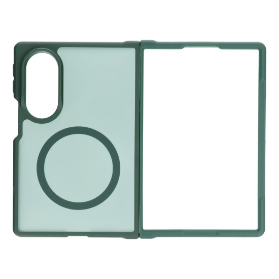 Acrylic Series Cover with MagSafe для Samsung Galaxy Fold8 5G - Зелёный - пластиковый чехол-накладка / бампер крышка