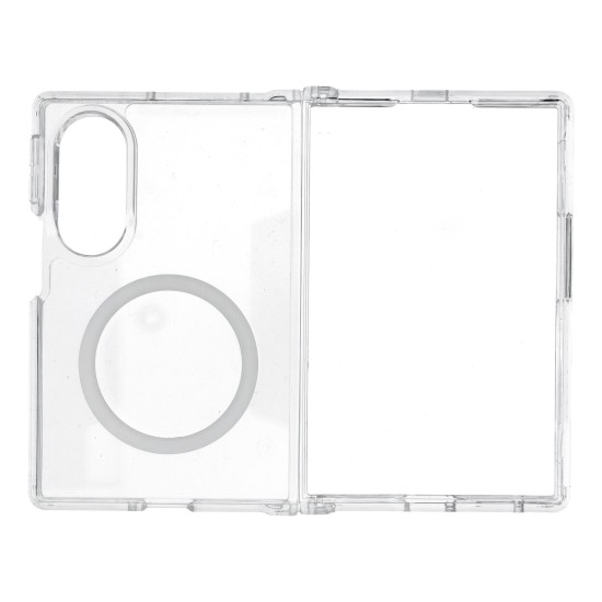 Clear Series Cover with MagSafe priekš Samsung Galaxy Fold8 Ultra 5G - Caurspīdīgs - plastikāta aizmugures apvalks / bampers-vāciņš