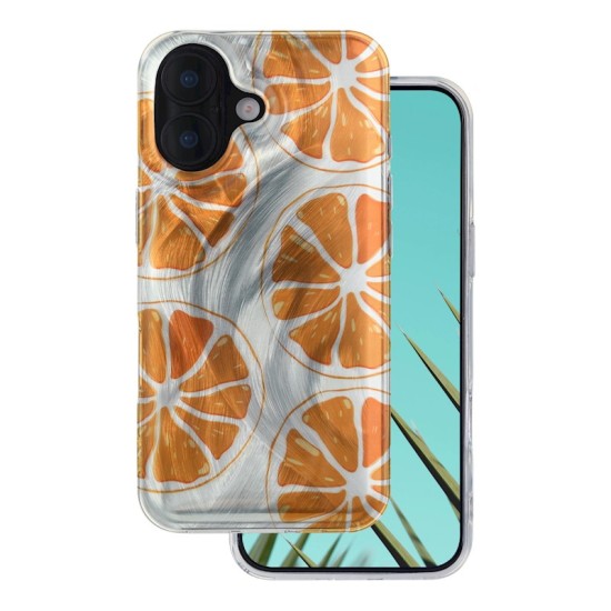 Ultra Trendy Summer Back Case для Apple iPhone 17 - Оранжевый - силиконовый-пластиковый чехол-накладка / бампер-крышка