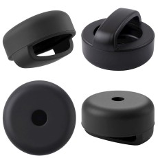 Silicone Case priekš Apple AirTag - Melns - silikona apvalks bezvadu izsekošanas ierīcei