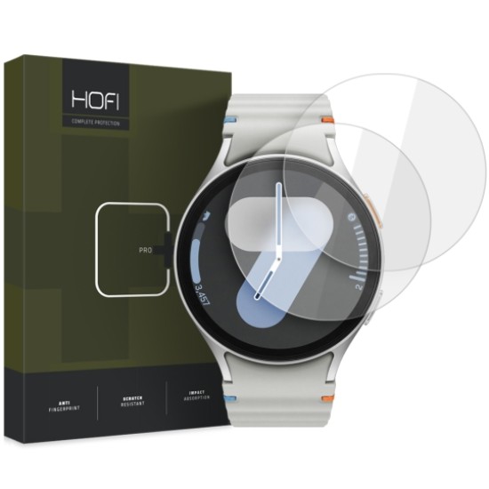 Hofi Preimum Pro+ Tempered Glass screen protector для Samsung Galaxy Watch 4 / 5 / 6 / 7 / FE (40mm) (2.шт) - Защитное стекло / Бронированое / Закалённое антиударное