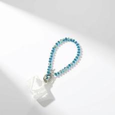 Universal Beaded / Crystal Phone Charm Wrist Strap
- Round Faceted - Clear Blue - Dzidra zila - Universāla pērlīšu / kristālu telefona rokas siksniņa