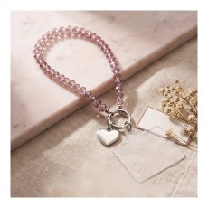 Universal Beaded / Crystal Phone Charm Wrist Strap
- Round Faceted - Clear Pink - Dzidra rozā - Universāla pērlīšu / kristālu telefona rokas siksniņa