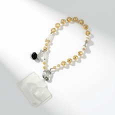 Universal Beaded / Crystal Phone Charm Wrist Strap
- Round Faceted - Clear Light Brown - Dzidra gaiši brūna - Universāla pērlīšu / kristālu telefona rokas siksniņa