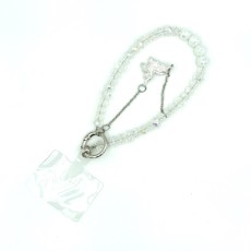 Universal Beaded / Crystal Phone Charm Wrist Strap
- Round Faceted - Clear White - Dzidra balta - Universāla pērlīšu / kristālu telefona rokas siksniņa