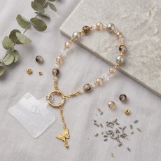 Universal Beaded / Crystal Phone Charm Wrist Strap
- Round Faceted - Gold Metal V3 - Universāla pērlīšu / kristālu telefona rokas siksniņa