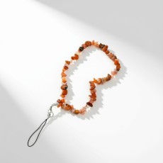 Crystal Gemstone Phone Bracelet - Orange - Oranžs - Kristāla / dārgakmeņu imitācijas aproce tālrunim