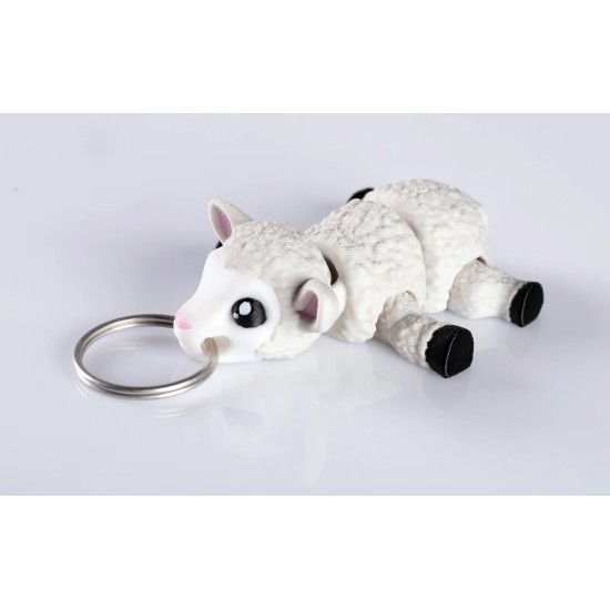 Bitty Beasts 3D Print Keychain - Sheep - Atslēgu piekariņš / Somas piekariņš