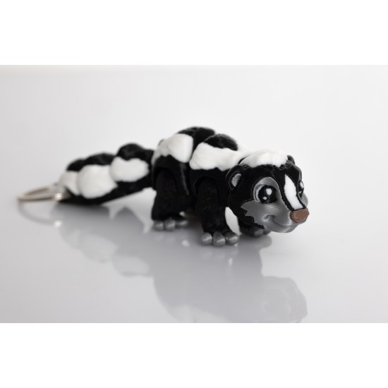 Bitty Beasts 3D Print Keychain - Skunk - Atslēgu piekariņš / Somas piekariņš