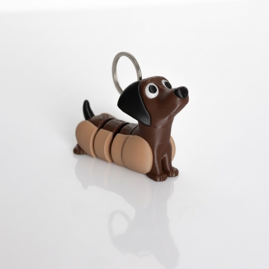 Bitty Beasts 3D Print Keychain - Hot-dog - Atslēgu piekariņš / Somas piekariņš
