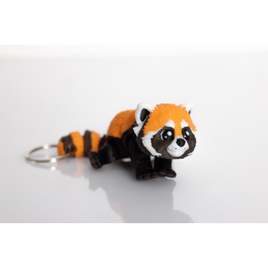 Bitty Beasts 3D Print Keychain - Red Panda - Atslēgu piekariņš / Somas piekariņš