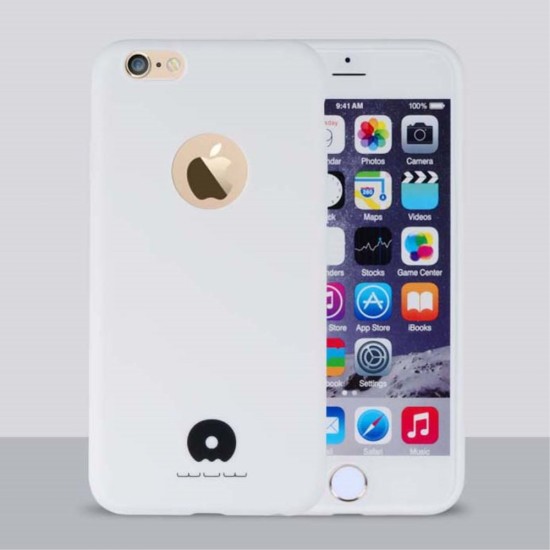 JLW Candy Series TPU Case priekš Apple iPhone 6s Plus / 6 Plus 5.5 inch - Balts - silikona apvalks (bampers, vāciņš, slim TPU silicone case cover, bumper)