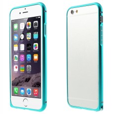 Hippocampal Buckle Metal Bumper Case priekš Apple iPhone 6 / 6S - Zils - alumīnija metāla sānu apvalks / bampers
