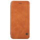 NILLKIN Qin Series Leather Flip Case priekš Apple iPhone 6S Plus / 6 Plus 5.5-inch w/ Card Slot - Brūns - sāniski atverams maciņš (ādas maks, grāmatiņa, leather book wallet case cover)