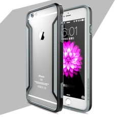 Nillkin Armor-Border Series PC TPU Bumper Frame priekš Apple iPhone 6s Plus / 6 Plus 5.5 inch - Melns - silikona / plastmasas sānu apvalks bampers