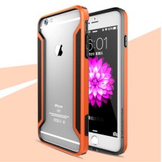 Nillkin Armor-Border Series PC TPU Bumper Frame priekš Apple iPhone 6s Plus / 6 Plus 5.5 inch - Oranžā - silikona / plastmasas sānu apvalks bampers