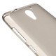Double-sided Frosted TPU Case for ZTE Blade A510 - Grey - silikona aizmugures apvalks (bampers, vāciņš, slim TPU silicone case cover, bumper)