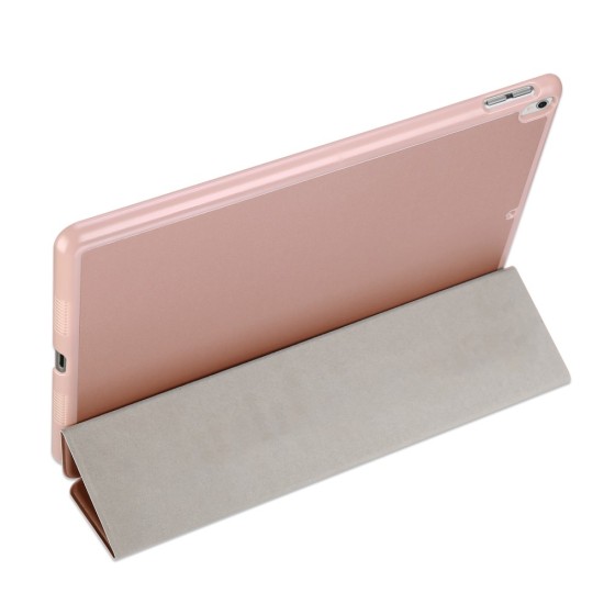 Dux Ducis Skin Pro series priekš Apple iPad Pro 10.5 (2017) / Air 3 10.5 (2019) - Rozā Zelts - sāniski atverams maciņš ar magnētu un stendu (ādas maks, grāmatiņa, leather book wallet case cover stand)