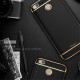 IPAKY 3-In-1 Electroplating PC Hard Back Cover for Xiaomi Redmi 4X - Black - plastikas aizmugures apvalks (bampers, vāciņš, PU back cover, bumper shell)