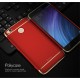 IPAKY 3-In-1 Electroplating PC Hard Back Cover for Xiaomi Redmi 4X - Red - plastikas aizmugures apvalks (bampers, vāciņš, PU back cover, bumper shell)