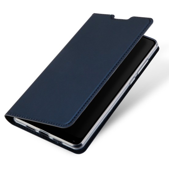 Dux Ducis Skin Pro series priekš Xiaomi Mi Mix 2 - Dark Blue - sāniski atverams maciņš ar magnētu un stendu (ādas maks, grāmatiņa, leather book wallet case cover stand)