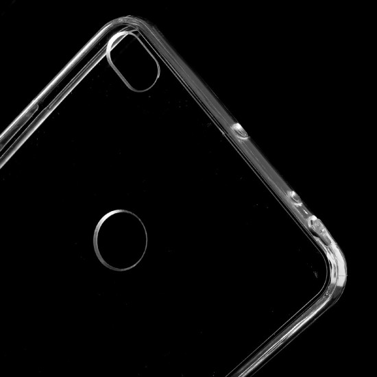 Crystal Clear Acrylic TPU Hybrid Phone Case for Xiaomi Mi Max 2 - silikona aizmugures apvalks (bampers, vāciņš, slim TPU silicone case shell cover, bumper)