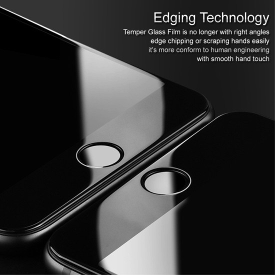 IMAK HD Full Coverage Tempered Glass Screen Protector priekš Huawei Mate 10 Lite - Melns - Ekrāna Aizsargstikls / Bruņota Stikla Aizsargplēve (Full screen size curved)