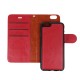 Twin 2in1 priekš Sony Xperia XA2 H4113 - Sarkans - sāniski atverams maciņš ar magnētisku silikona aizmugures apvalku (eko ādas maks, grāmatiņa, leather book case wallet cover)