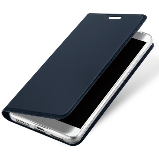Dux Ducis Skin Pro series priekš Xiaomi Redmi Note 5A - Dark Blue - sāniski atverams maciņš ar magnētu un stendu (ādas maks, grāmatiņa, leather book wallet case cover stand)