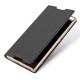 Dux Ducis Skin Pro series priekš Sony Xperia XZ2 Compact H8324 - Tumši Pelēks - sāniski atverams maciņš ar magnētu un stendu (ādas maks, grāmatiņa, leather book wallet case cover stand)