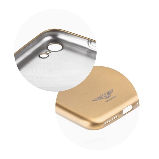Kakusiga Sigale Series Back Case priekš Apple iPhone 6 / 6S - Zelts - matēts silikona aizmugures apvalks (bampers, vāciņš, slim matt TPU silicone cover, bumper)