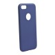 Forcell Soft Back Case priekš Samsung Galaxy A6 Plus (2018) A605 - Tumši Zils - matēts silikona apvalks (bampers, vāciņš, slim TPU silicone cover shell, bumper)
