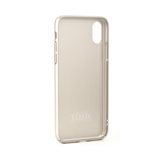RoarKorea Darker series Matte Hard Protective Back Case priekš Samsung Galaxy A6 Plus (2018) A605 - Zelts - matēts plastikas aizmugures apvalks (bampers, vāciņš, PU back cover, bumper shell)