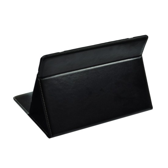 Blun Universal Book Case Stand Cover priekš 8 inch Tablet PC - Melns - Universāls sāniski atverams maks planšetdatoriem ar stendu (ādas grāmatiņa, leather book wallet case cover stand)