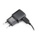 BlueStar Micro USB travel charger 2A Tīkla lādētājs ar microUSB vadu - Melns - USB tīkla lādētājs