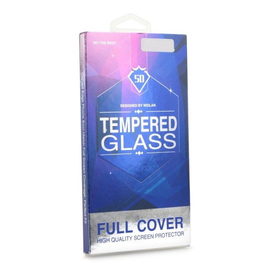 5D Full Glue (Case Friendly) ar noapaļotām malām Tempered Glass protector priekš Samsung Galaxy Note 9 N960 - Melns - Ekrāna Aizsargstikls / Bruņota Stikla Aizsargplēve (Full screen size curved)